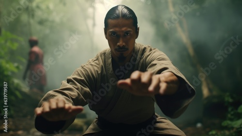 An Indonesian man practices an ancient martial art perfecting his skills and reinforcing his belief in selfimprovement.