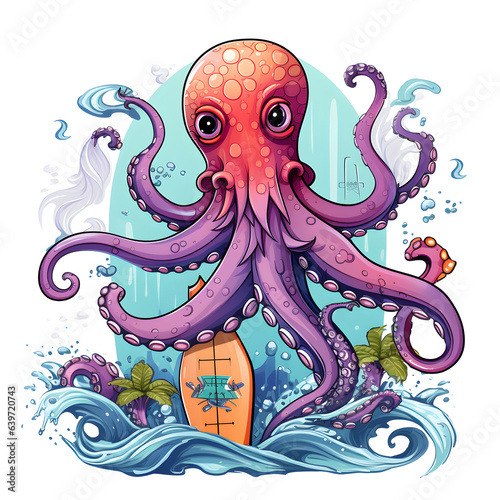 octopus in the ocean