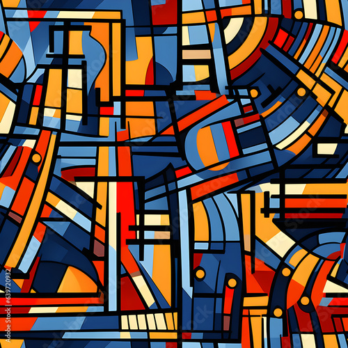 pattern with graffiti