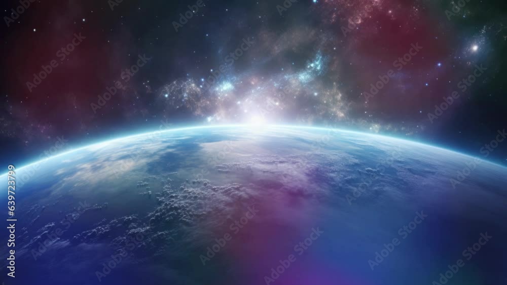 3d illustration of the planet Earth from space