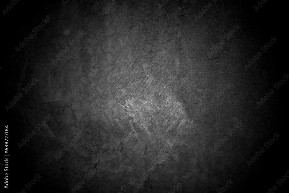Obraz premium Old wall texture smeared engine oil cement dark black gray background abstract grey color design are light with white gradient background.