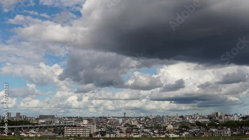 空・雲・タイムラプス