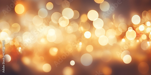 Christmas and Happy new year light on abstract blur bokeh background. 