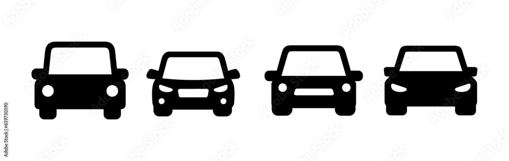 Car icon vector. Car sign. sedan