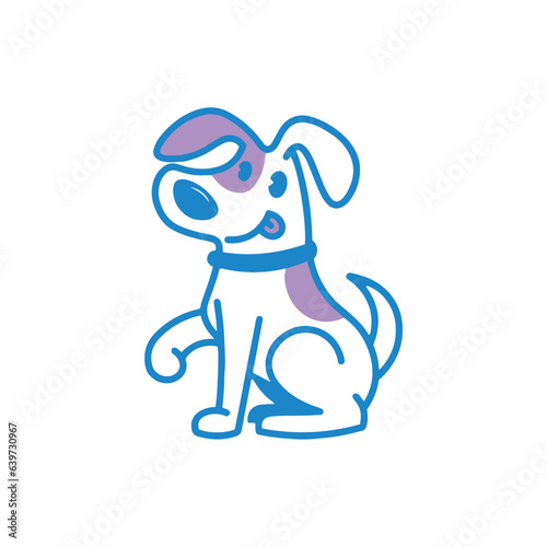 puppy pets logo vector file