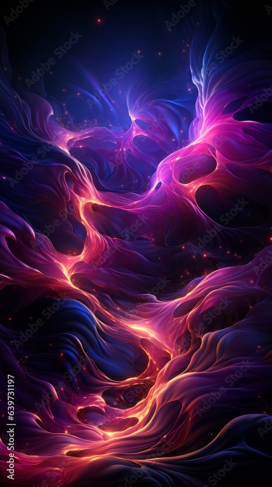 Obraz premium A dynamic purple background. Generative AI. 