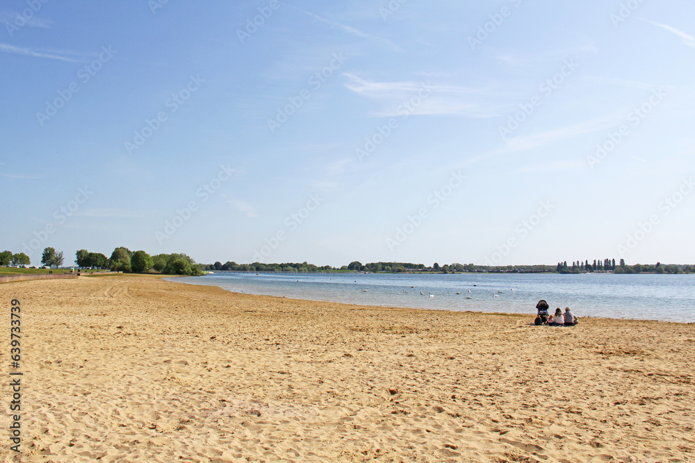 Lake of Der Chantecoq Giffaumont - Champaubert Champagne Grand Est France