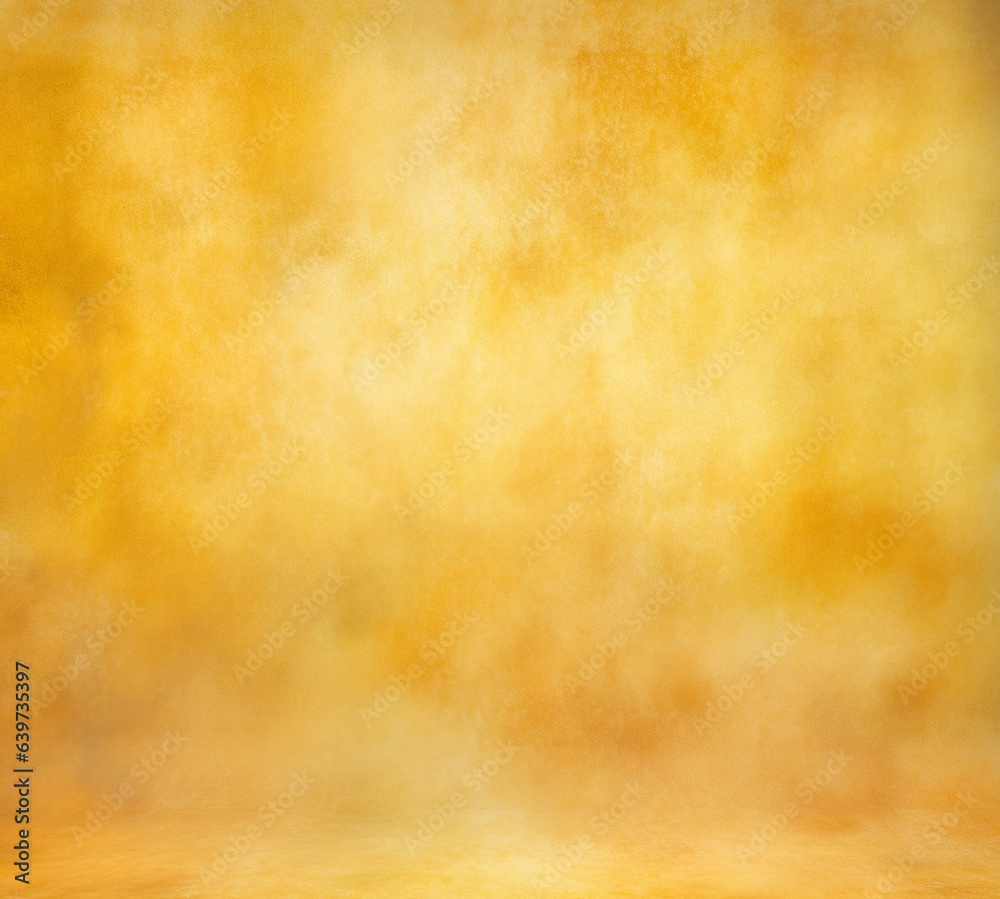 faded yellow golden backdrop photo studio background generated by ai