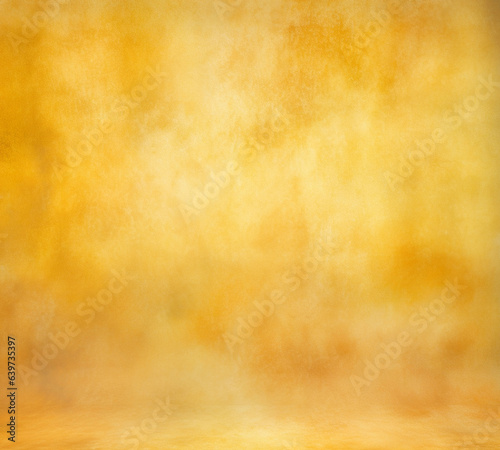 faded yellow golden backdrop photo studio background generated by ai © Arturo