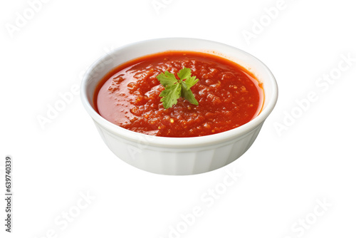 chilli sauce isolated on a transparent background