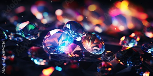 illustration of a jewel that sparkles, generative AI