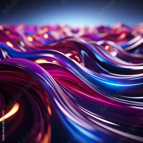 abstract background with colorful lights waving