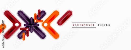 Cross line background minimal geometric template. Design for wallpaper, banner, background, landing page, wall art, invitation, prints, posters