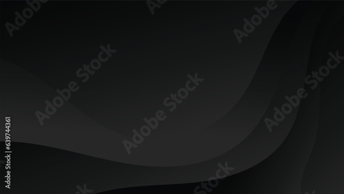 Abstract black gradient color background with geometric shape for modern graphic design element 