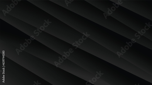 Abstract black gradient color background with geometric shape for modern graphic design element 