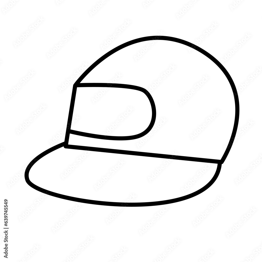 hat of international youth day line icon style hat of international youth day line icon style