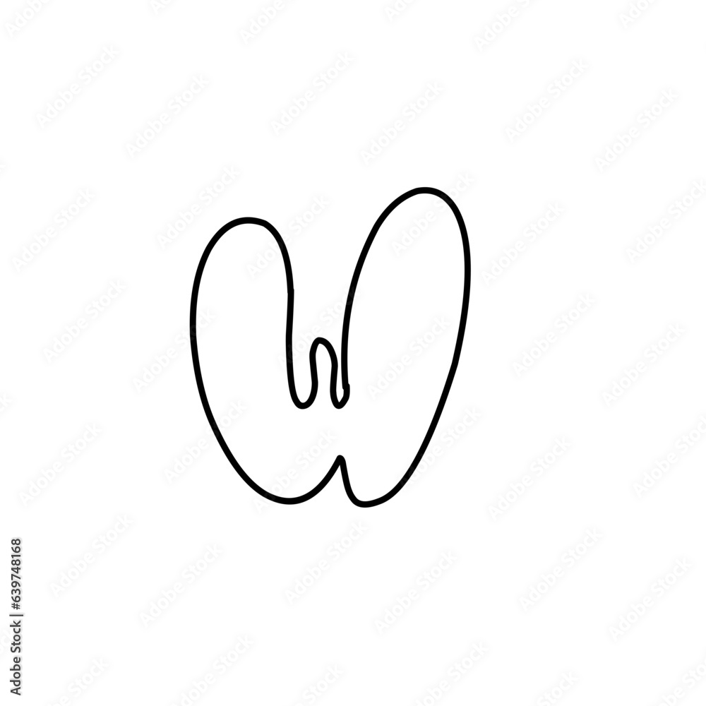 Cute Doodle letters Cute Doodle letters