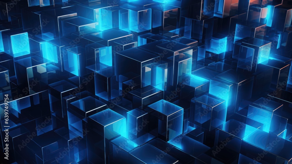 A close-up of a stack of cubes arranged in perfect symmetry. and it would make a great wallpaper or business banner design. A close-up of a stack of cubes arranged in perfect symmetry. and it would make a great wallpaper or business banner design.