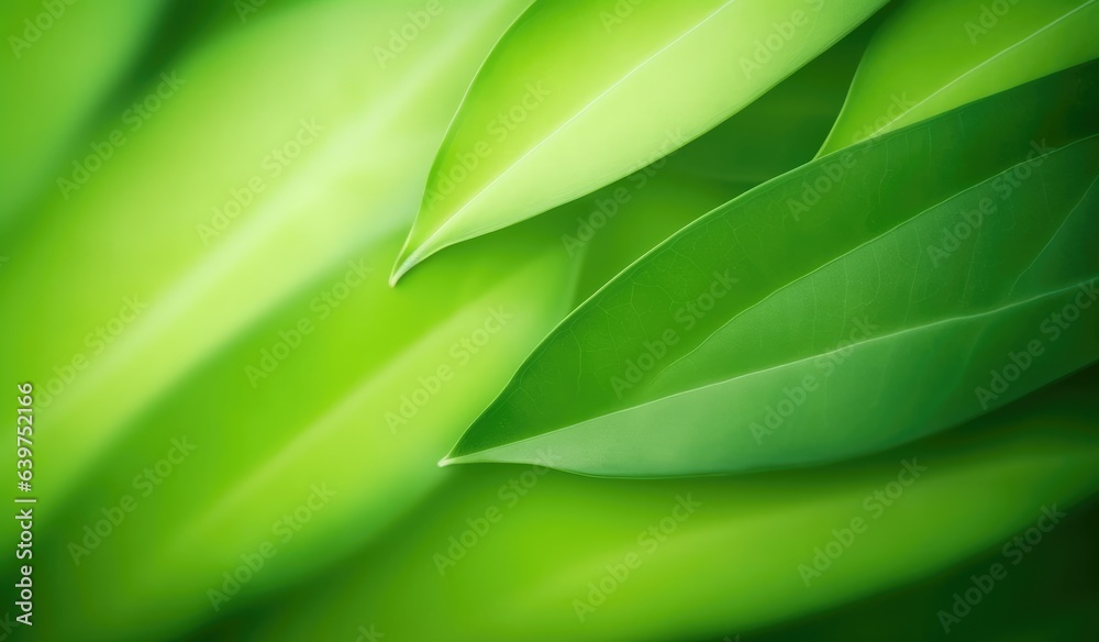 Background of green nature leaf in garden at spring summer seasons. Generative AI Background of green nature leaf in garden at spring summer seasons. Generative AI