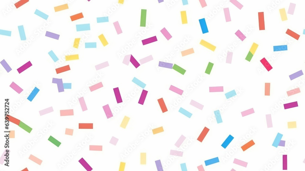 Confetti pattern geometric background with geometric shapes. Generative AI Confetti pattern geometric background with geometric shapes. Generative AI