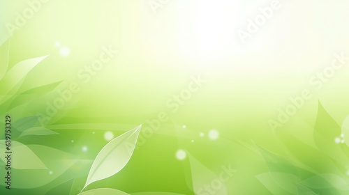 Background of nature green leaf in garden at summer using as spring background cover page environment ecology or greenery wallpaper, Generative AI