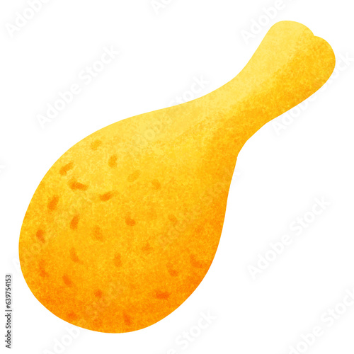 potato chips isolated on white background