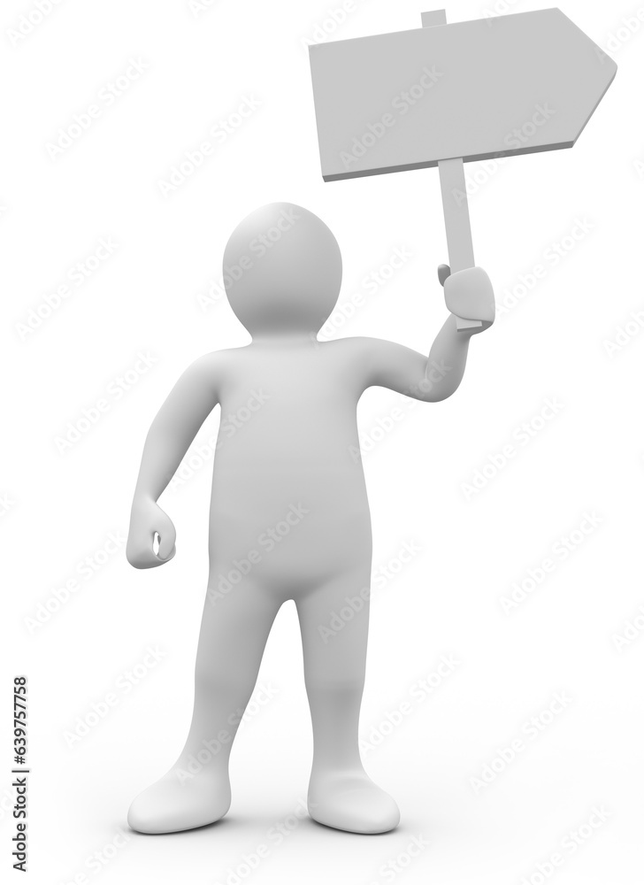 Digital png illustration of figure with sign on transparent background Digital png illustration of figure with sign on transparent background