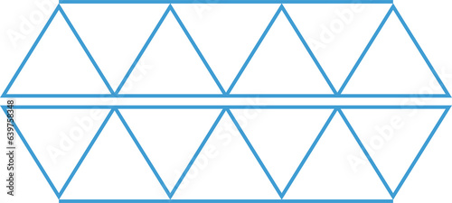 Digital png illustration of blue shapes on transparent background
