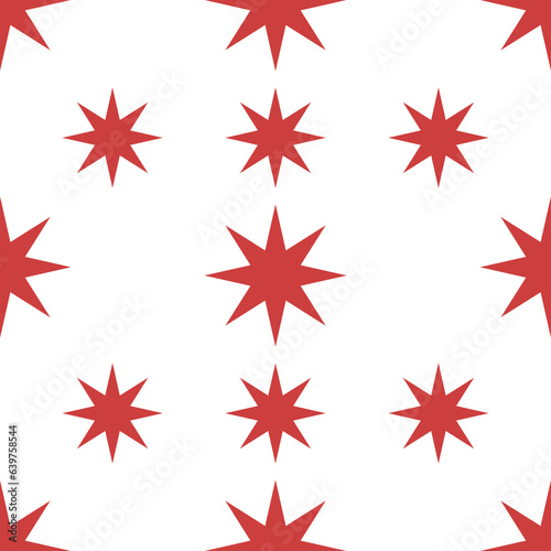 Digital png illustration of red stars on transparent background