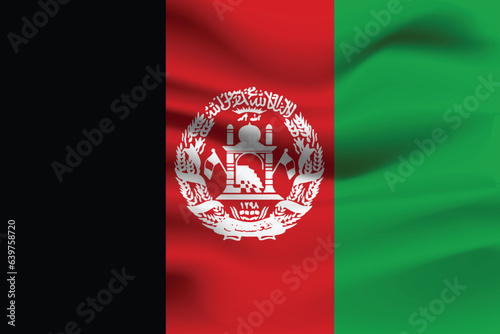 vector flag of afganistan