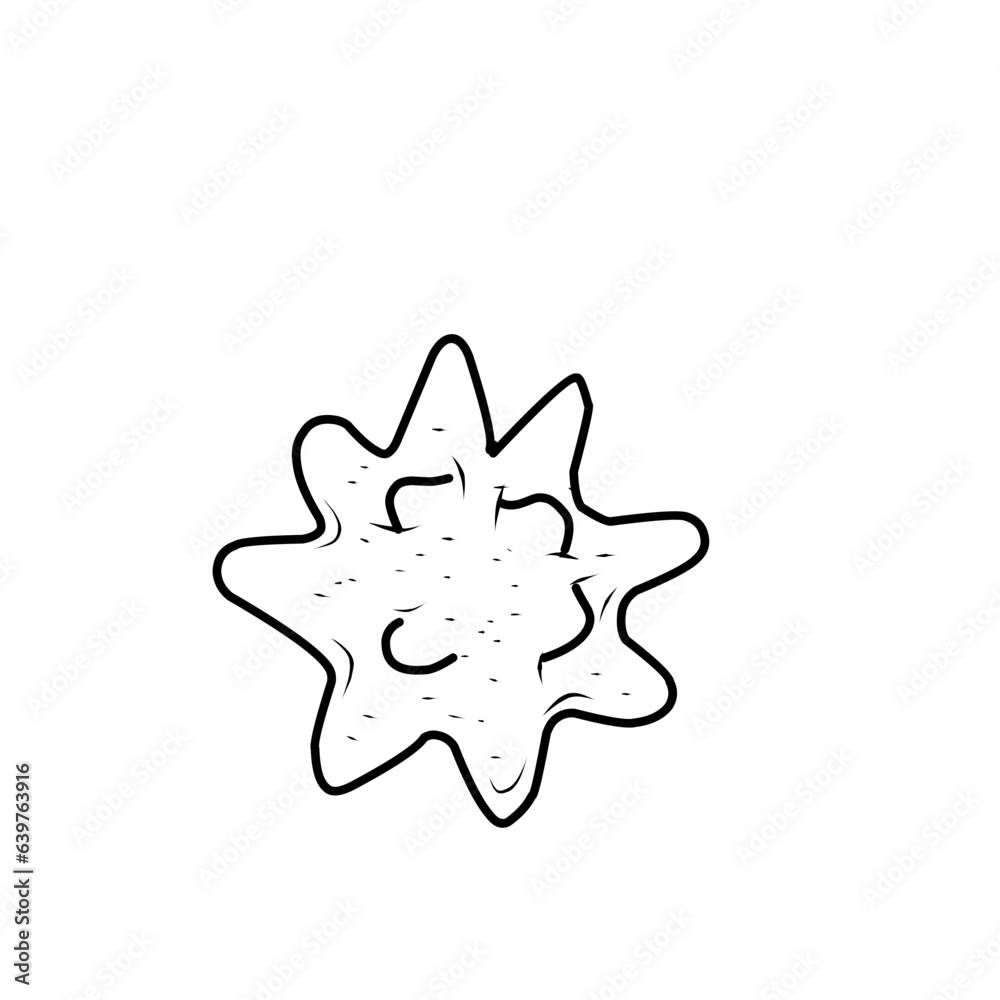 Virus Outline Vector Virus Outline Vector