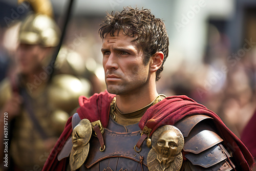 Roman legionary soldier