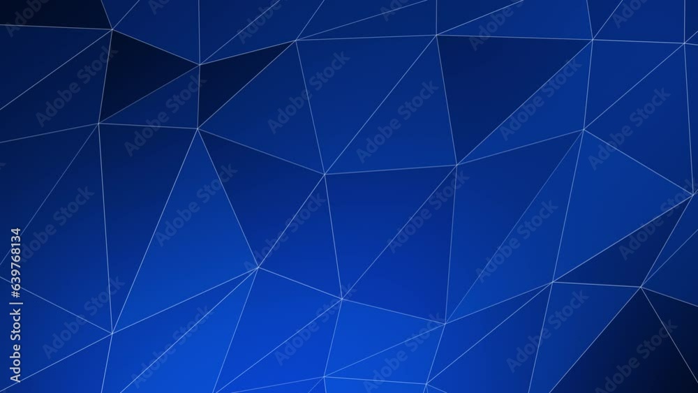 Geometry pattern triangular shapes flowing in an abstract background of lines connections. Dynamic shapes and triangles a hypnotic kaleidoscope of abstract connected lines