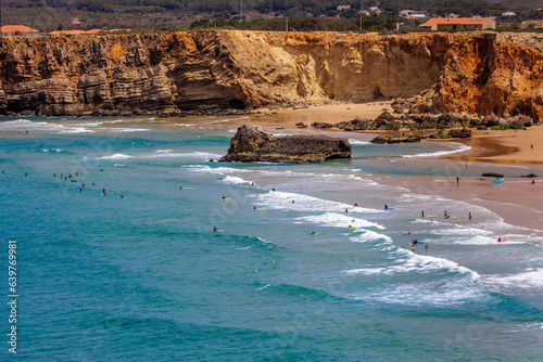 Praia do Tonel, Surfstrand bei Sagres, Algarve, Portugal