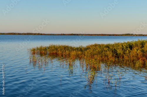 Amur river and Kaltakheven lake scenic view from Verkhnii Nergen  Nanaysky district  Khabarovsk krai  Russia 