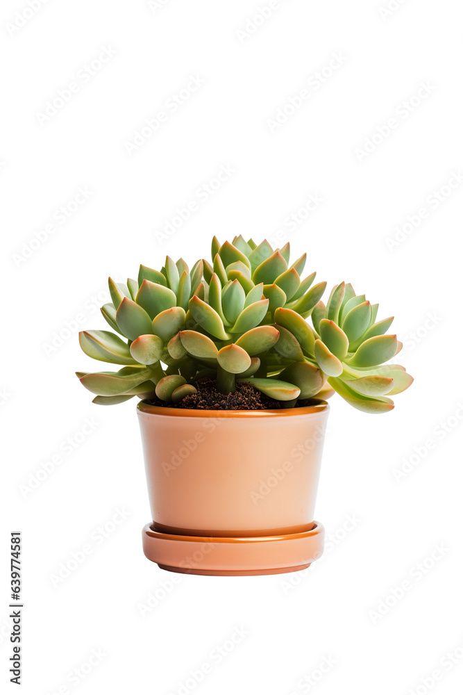 Succulent plant in a pot isolated on a white background PNG Succulent plant in a pot isolated on a white background PNG