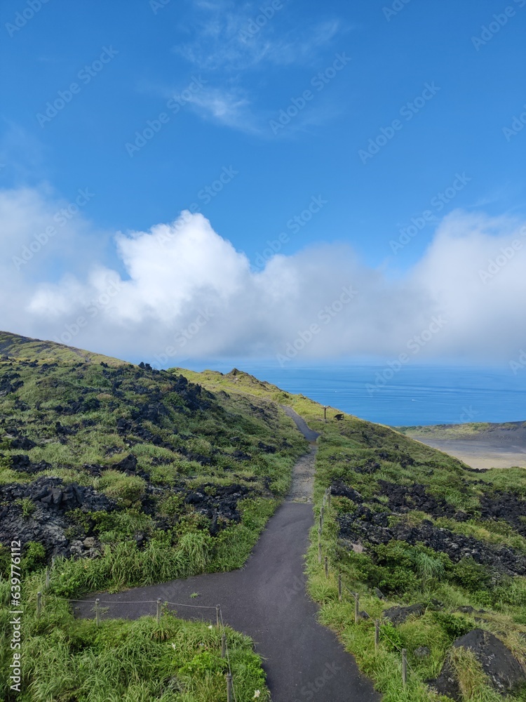 Fototapeta premium Oshima Island 伊豆大岛
