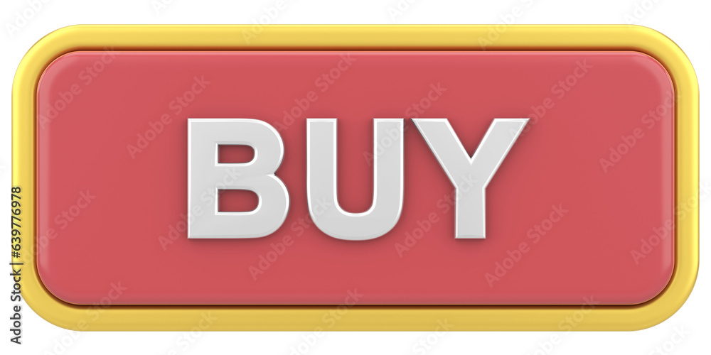 Buy button. 3D button. 3D illustration. Buy button. 3D button. 3D illustration.