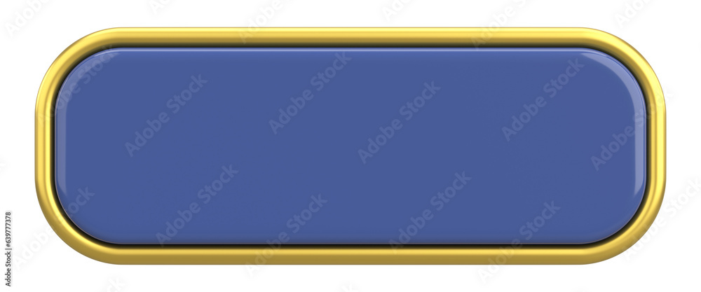Luxury button. Empty button. 3D illustration. Luxury button. Empty button. 3D illustration.