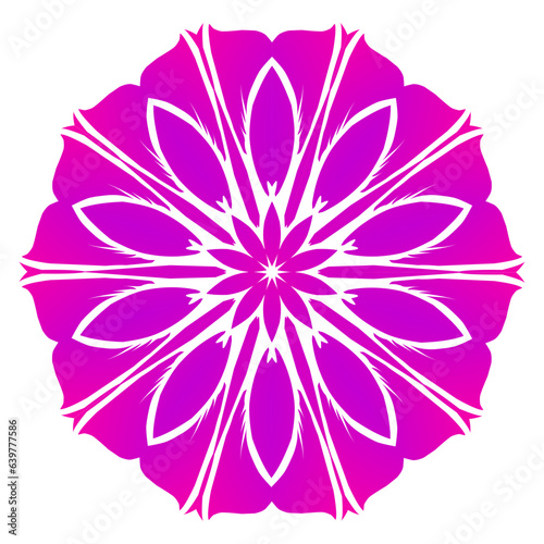 Beauty vector graphics of beautiful  gradient petals art with a luxurious and dynamic design