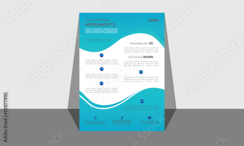 Blu Gradient Business card design, modern business card,modern template, professional business card,Business card Layout,1 templates of a4 flyer template,