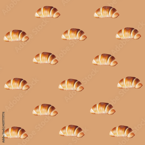 Croissant brown bg
