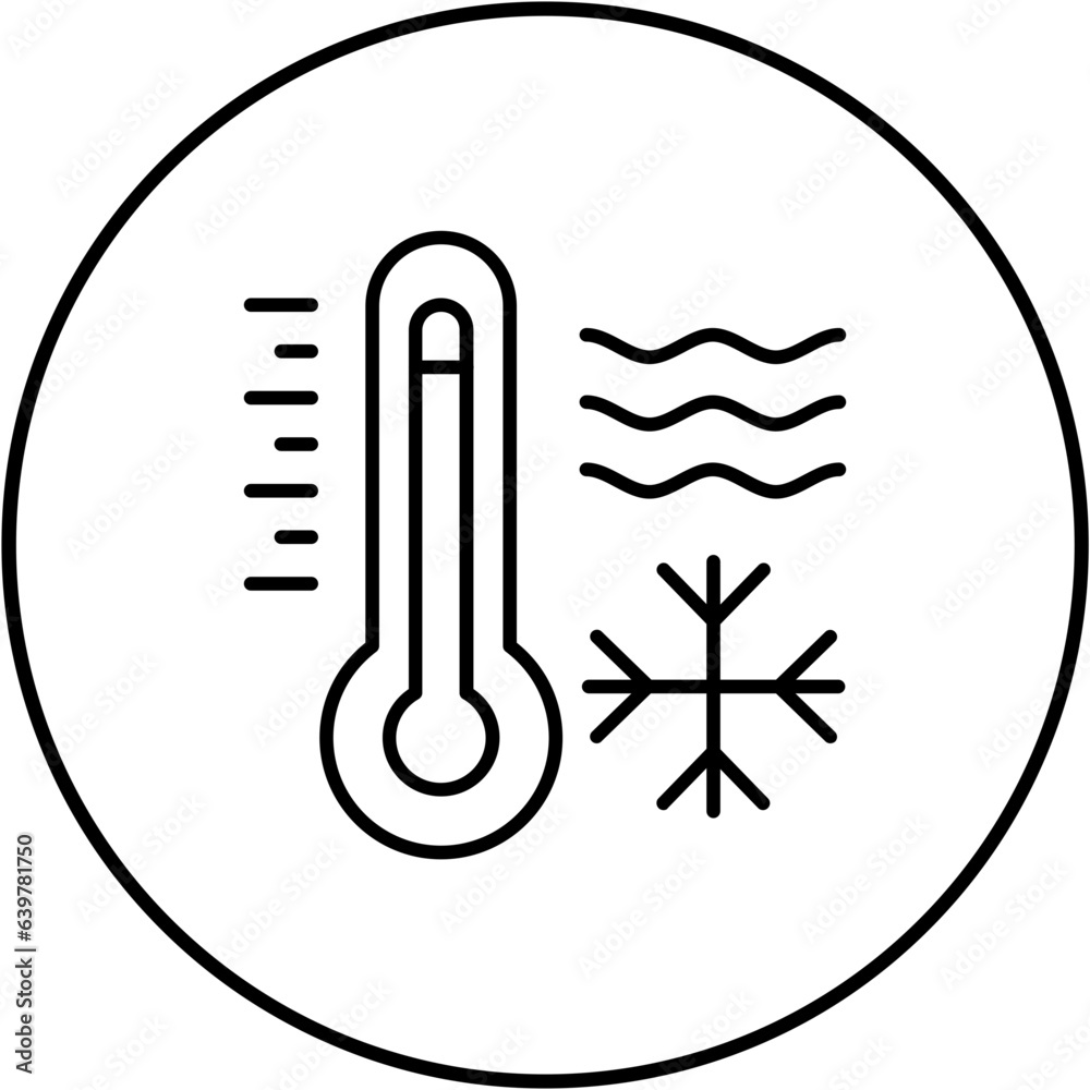 Cold Waves Icon Cold Waves Icon
