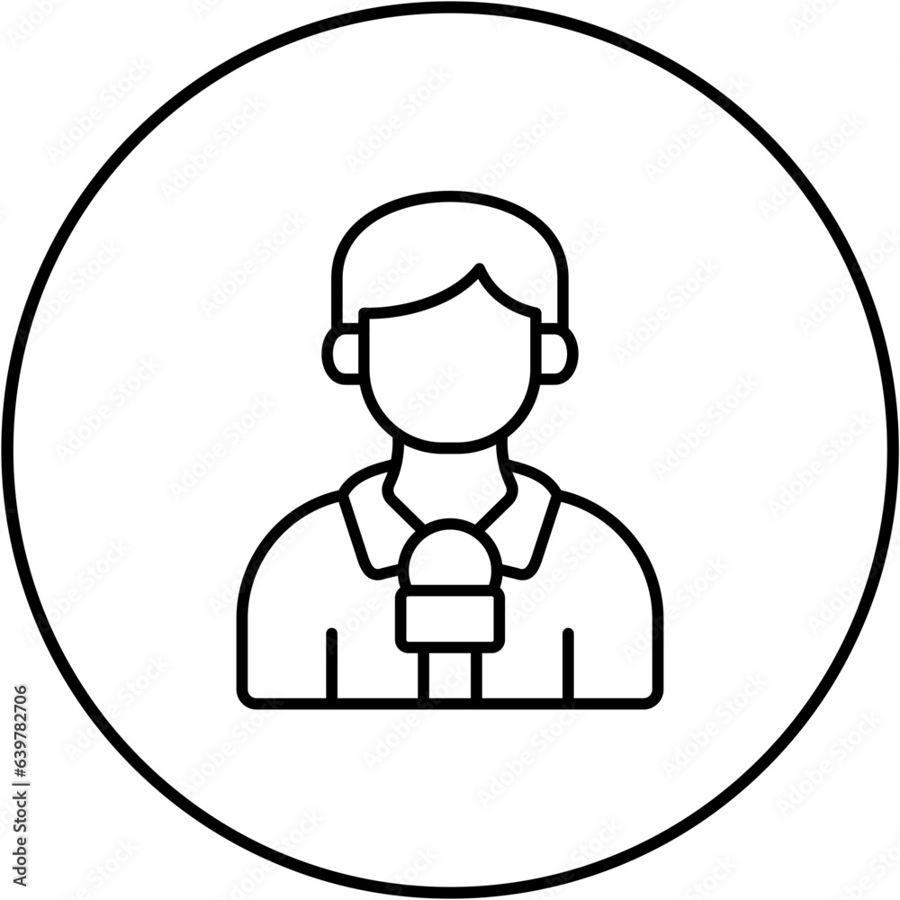 Journalist Icon
