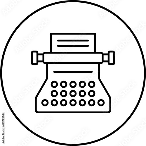 Typewriter Icon