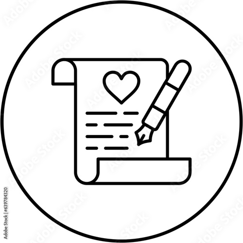 Wedding Contract Icon