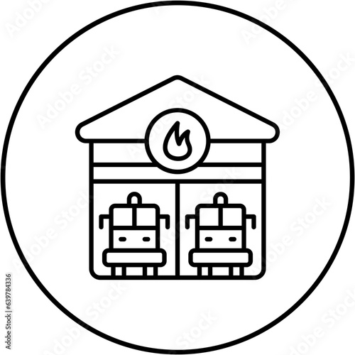 Firefighter Garage Icon