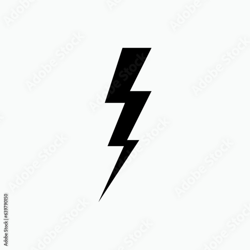 Free Download Lightning Icon. Electricity, Thunderbolt Symbol. Charging Sign  - Vector - GFXLoad