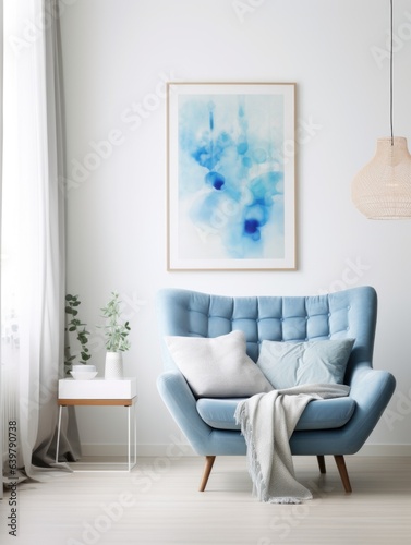 modern living room with sofa