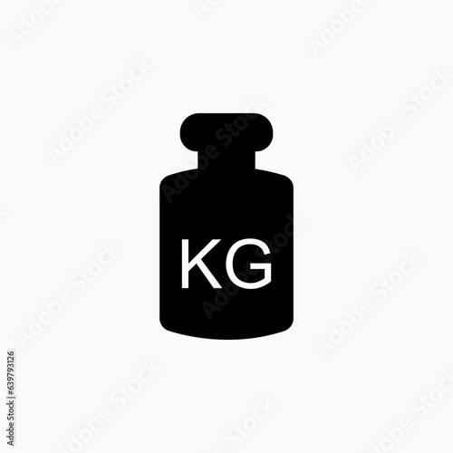 Weight Icon - Vector, Sign and Symbol for Design, Presentation, Website or Apps Elements